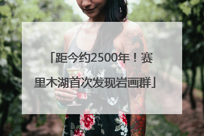 距今约2500年！赛里木湖首次发现岩画群