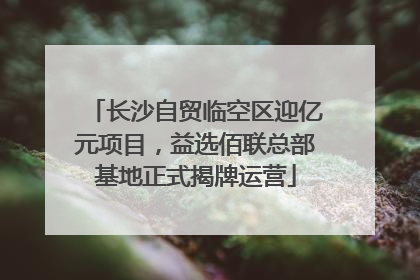 长沙自贸临空区迎亿元项目，益选佰联总部基地正式揭牌运营