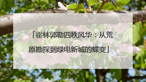 霍林郭勒四秩风华：从荒原勘探到绿电新城的蝶变