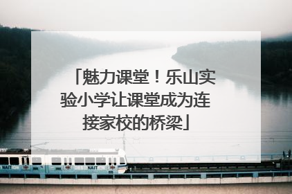 魅力课堂！乐山实验小学让课堂成为连接家校的桥梁