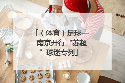 （体育）足球——南京开行“苏超”球迷专列