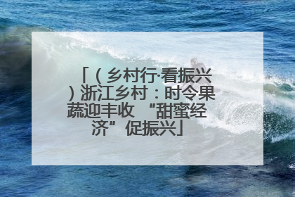 （乡村行·看振兴）浙江乡村：时令果蔬迎丰收 “甜蜜经济”促振兴