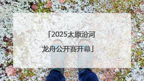 2025太原汾河龙舟公开赛开幕
